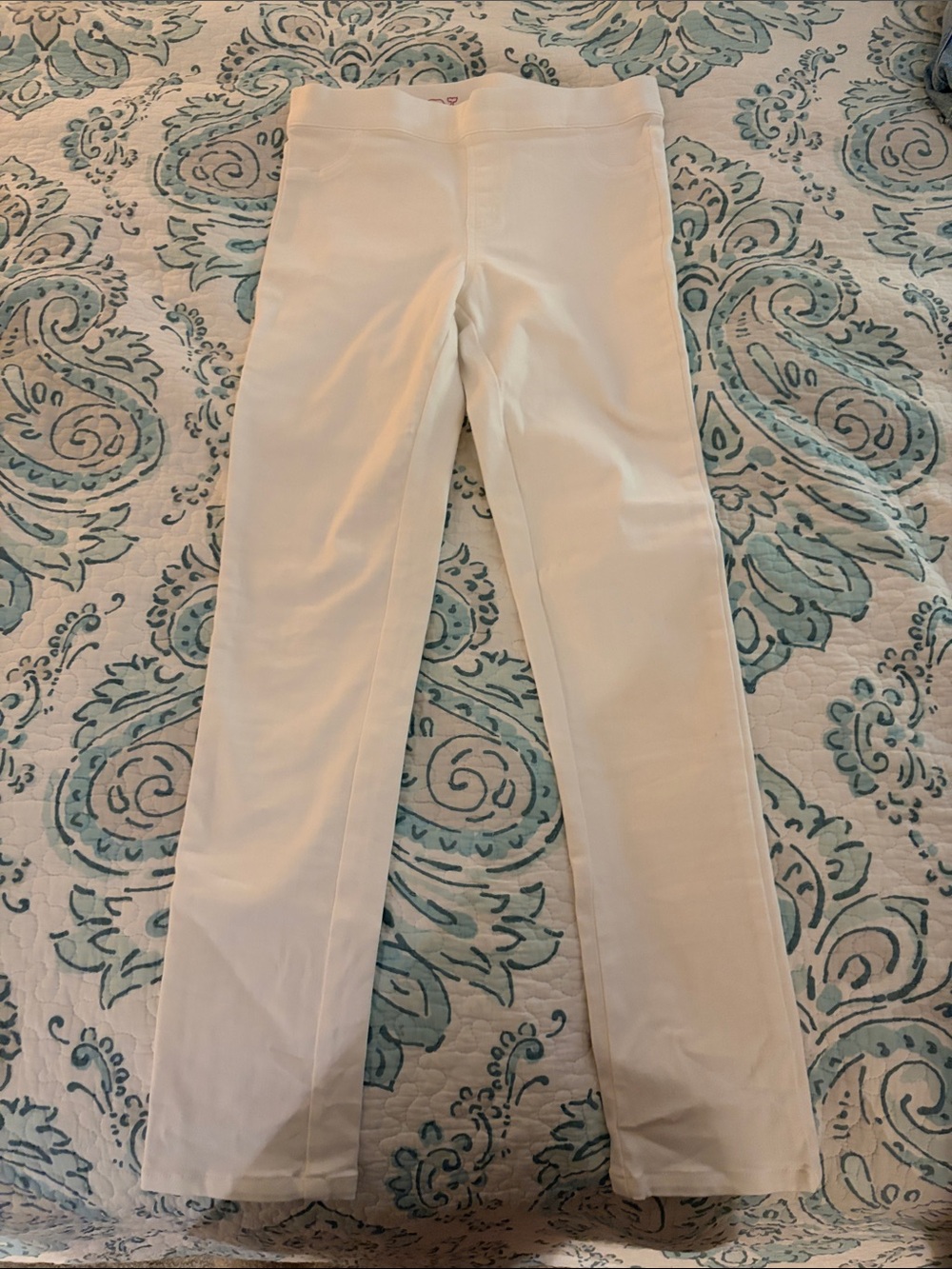 Vineyard Vines Girls' White Straight-Leg Jeans